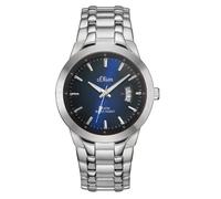 s.Oliver SO-2823-MQ - Orologio da polso uomo, acciaio inox, colore: argento