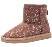 s.Oliver Stivaletti invernali da bambina senza tacco foderati con glitter, Old Pink, 32 EU