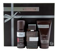 S.Oliver Superior Set Regalo 3 Pezzi - 4 X 30Ml EdT - 50Ml Deo - 75Ml Gel Doccia