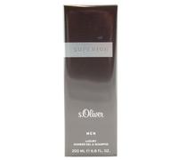 S.Oliver Superior Uomo Gel Doccia 3 x 200 ML Lusso Doccia Gel per Uomo