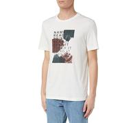 s.Oliver T-shirt Manica Corta, T-shirt Uomo, Bianco 742, L
