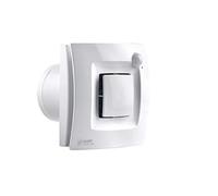 S&P ALPHA PARTS SILENT DUAL 100 badkamer/toilet ventilator - vochtsensor - bewegingssensor - Ø105mm