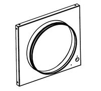 S&P KIT IC/OC HE 40/45 V - Raccordo a pannello, verticale, DN450, Confezione da 2 - 5407069800