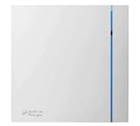 S&P SILENT-100 CRZ DESIGN - Estrattore da bagno, 230 V, 50 Hz, 5 cm, Ventilatore elicoidale, Compatibile con desktop, Plastica e Metallo