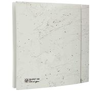 S & p silent-100 design - Estrattore bano silent-100 cz design4 contatti marmo bianco