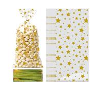 s Per Biscotti | Design Stella Singola Di Caramelle Con 60 Fiocchi | S Per Biscotti Da 50 Pezzi Per Confezionamento,Per Festa Conservazione Cibo Panificio Cottura Natale