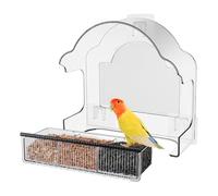 s per finestre esterne, vassoio di alimentazione rimovibile | per colibrì acrilico resistente alle intemperie, per osservare la fauna selvatica in giardino balcone