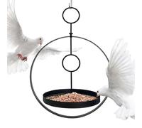 s per uccelli da esterno | Vassoio con metallo resistente alle intemperie e ganci, da balcone per uccelli - per l'osservazione di fringuelli e pappagalli nella voliera degli animali domestici
