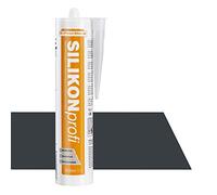 S-Polybond® Silicone professionale, cartuccia di silicone Alkoxy, 310 ml, sigillante per sanitari, ambienti interni ed esterni, cucina, privo di MEKO (antracite RAL 7016, 1 cartuccia)