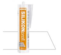 S-Polybond® Silicone professionale, cartuccia di silicone Alkoxy, 310 ml, sigillante per sanitari, ambienti interni ed esterni, cucina, materiale edilizio, ecc. senza MEKO (trasparente, 1 cartuccia)