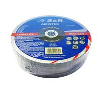 S&R 25 Dischi da taglio Ferro Metallo e Acciaio per Smerigliatrice Angolare (230x2 mm). Prodotti in Europa.