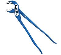 S&R Chiave a Pappagallo Professionale. Pinza Regolabile a Pappagallo Mulitgrip per Tubi e Dadi 240x33mm. Celeste e in Acciao CRV.