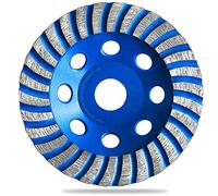S&R Disco diamantato 125 Mola a tazza diamante 125 x 22,2 UNIVERSALE: cemento, marmo, granito, calcestruzzo, mattoni, gesso, pietra pomice, amianto. Qualità professionale