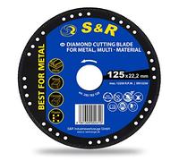S&R Disco Diamantato 125mm Multimateriale Metallo Pietra Legno