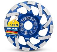 S&R Disco Diamantato 125mm Qualità Industriale per Cemento