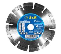 S&R Disco Diamantato a segmenti 150 x 2,2 mm per fresatura finestre e porte per BEPO, taglio a secco universale