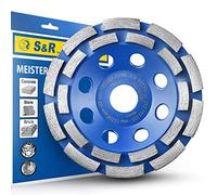 S&R Mola a Tazza Diamantata 125mm per Calcestruzzo e Pietra