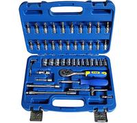 S&R Set chiavi a Bussola 1/4" (Cricco 1/4-46 pz). Cassetta attrezzi utensili da lavoro