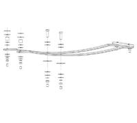 S. R. Smith 69209028 608 Cantilever Molla Montaggio per 8-Ft Piscina Diving Assi