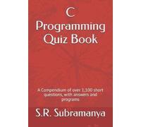 S R Subramanya C Programming Quiz Book (Tascabile)