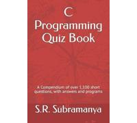 S R Subramanya C Programming Quiz Book (Tascabile)