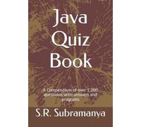 S R Subramanya Java Quiz Book (Tascabile)