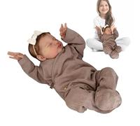 s Reborn | 19 Pollici Dormire Realistico Reborn Neonato s Silicone - dolce ragazza neonato alla ricerca reale di simulazione con i vestiti, miglior giocattolo di compleanno per ragazze cad