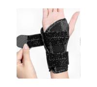(S-Righthands, Black) Breathable Adjustable Wrist Brace for Carpal Tunnel, Tendonitis & Arthritis Relief, Night Support Splint with Comfortable Straps