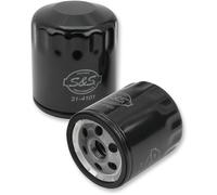 S&S CYCLE 31-4101A OIL FILTERS BLACK HARLEY FXLR 1340 LOW RIDER CUSTOM 1990