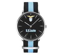 Orologio SS LAZIO P-LA4490XN1 Tessuto Nero Azzurro OFFICIAL