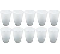S&S-Shop 30 Bicchieri di plastica 0,4 L - Trasparente - riutilizzabili bicchiere/Bicchieri/tazza