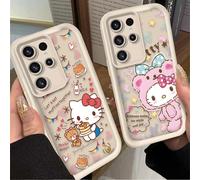 S-Sanrio Hello Kitty Adorabile custodia per telefono per Samsung Galaxy S26 S25 Edge S24 S23 Ultra S22 Plus S21 FE A07 A17 4G A37 A57 5G Cover