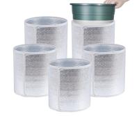 S - Set di 5 protezioni antigelo per vasi | Copertura protettiva contro il gelo per vasi, per esterni, giardino, patio, balcone