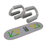 S-Shape Pushup Handles, Floor Exercise Bar, Standard Size Strength Training Stand with Non-Slip Feature, Home Gym Accessory, Pushup Bar with Durable Design, Fitness Tool for Floor Workouts