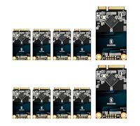 S SHARKSPEED SSD mSATA 64GB 10PACK TLC 3D NAND SATA 3 (6Gb/s), Unità a Stato Solido Interno per Laptop, Computer Desktop/PC