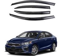 S SONLEE - Protezione antipioggia per finestra per montaggio esterno, colore nero, compatibile con KIA Forte 2019-2023, deflettori originali e durevoli per finestrini