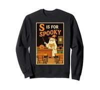 S Sta per Spooky - Ghost Felpa
