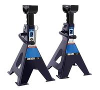 S SUMEX Cavalletto per auto e altri veicoli da 3 tonnellate 3000 kg rinforzato, con perno di sicurezza e omologato, 2 unità.