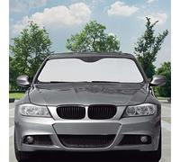 S SUMEX Parasole per auto ecologico per vetro anteriore, taglia L 130 x 70 cm, con materiale riciclabile con un isolamento colore bianco