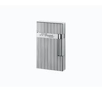 S.T. DUPONT ACCENDINO A PIETRINA LINEA 2 LINEE VERTICALI ARGENTATO 016817