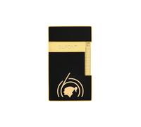 S.t.dupont accendino da tavola Cohiba oro nero T20472 lacca nera