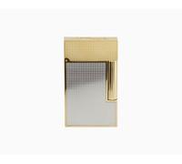 S.T. DUPONT ACCENDINO LIGNE 2 CLING TESTA DI DIAMANTE DUO ORO ARGENTO C16605