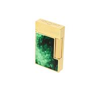 S.t.dupont accendino ligne 2 Limited Edition GEODE verde oro Cling uomo donna
