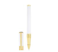 S.t.dupont biro penna roller Initial bianca in ottone 147x13 - 44 g 272217
