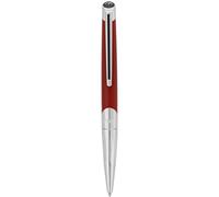 S.t.dupont Biro Penna Sfera Defi in Metallo Rosso opaco e Cromo 405739