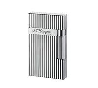 S.T. Dupont D-016817 - Accendino Ligne 2 linee verticali, colore: Argento