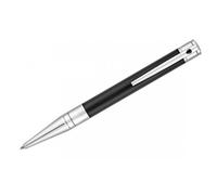 S.T. Dupont D-Initial Ballpoint Pen Model 265200 - Black Lacquer and Chrome Finish
