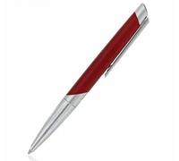S.T. Dupont Défi Millenium Ballpoint Pen Model 405739 - Silver and Matte Red