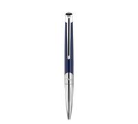 S.T. Dupont Défi Millennium Silver/Shiny Navy Penna a sfera