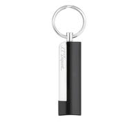 S.t.dupont Lacquer Portachiavi tagliasigari nero e cromo
